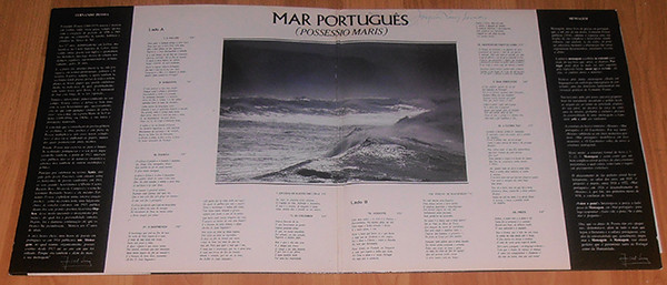 Fernando Pessoa - Joaquim Luís Gomes , Paulo Alexandre - Mar Português (Possessio Maris) | Philips (836 592-1) - 3 Fernando Pessoa - Joaquim Luís Gomes , Paulo Alexandre - Mar Português (Possessio Maris) | Philips (836 592-1) - 3