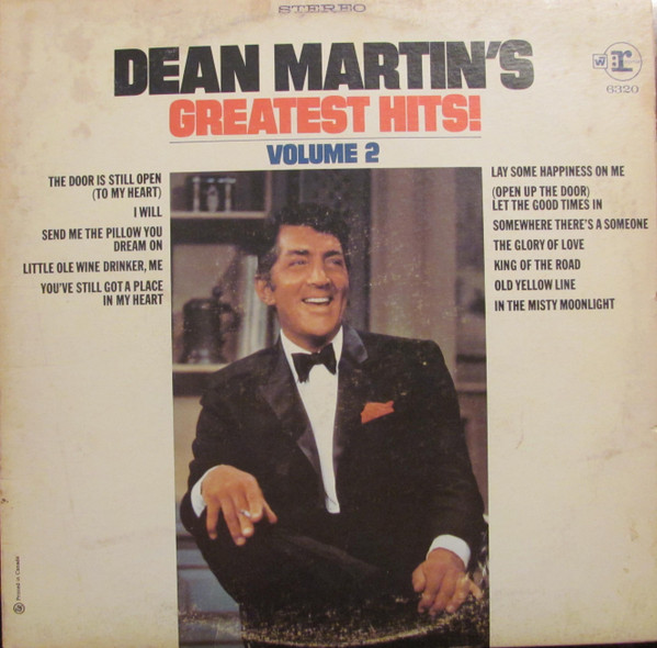 Dean Martin - Dean Martin's Greatest Hits! Volume 2 | Reprise Records (RS 6320) - main Dean Martin - Dean Martin's Greatest Hits! Volume 2 | Reprise Records (RS 6320) - main