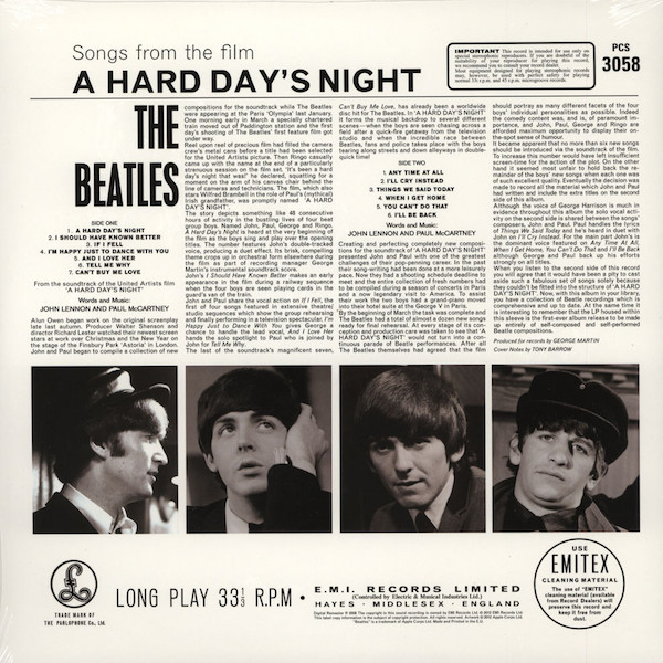 The Beatles - A Hard Day's Night | Apple Records (94638241317) - 2 The Beatles - A Hard Day's Night | Apple Records (94638241317) - 2
