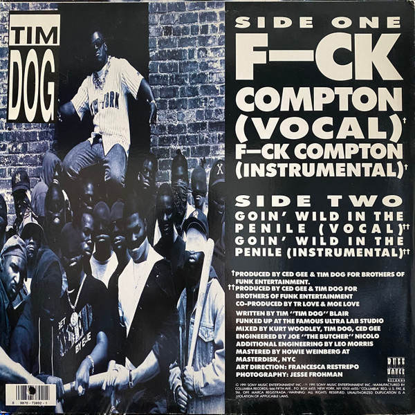 Tim Dog - F-ck Compton | Ruffhouse Records (44-73892) - 2 Tim Dog - F-ck Compton | Ruffhouse Records (44-73892) - 2