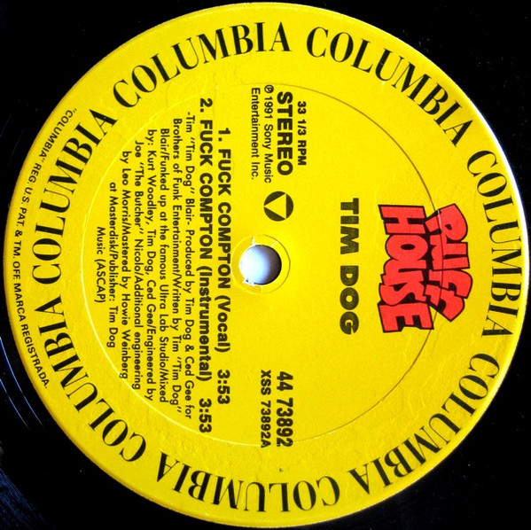Tim Dog - F-ck Compton | Ruffhouse Records (44-73892) - 3 Tim Dog - F-ck Compton | Ruffhouse Records (44-73892) - 3