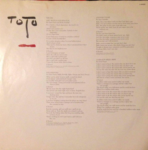 Toto - Turn Back | CBS (S 84609) - 3