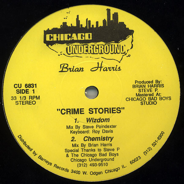 Brian Harris - Crime Stories | Chicago Underground (CU 6831)