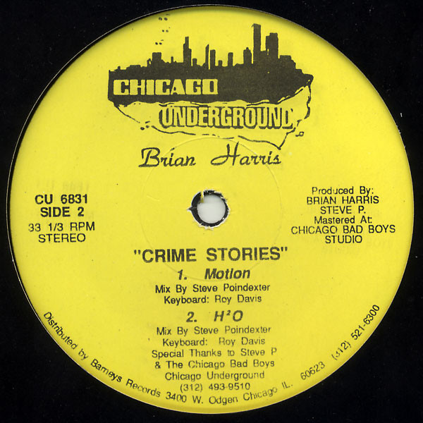 Brian Harris - Crime Stories | Chicago Underground (CU 6831) - 2