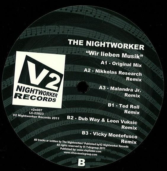 The Nightworker - Wir Lieben Musik | V2 Nightworker Records (V2N007) - main The Nightworker - Wir Lieben Musik | V2 Nightworker Records (V2N007) - main