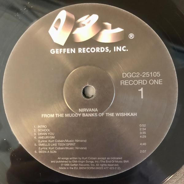 Nirvana - From The Muddy Banks Of The Wishkah | DGC (DGC2-25105) - 3