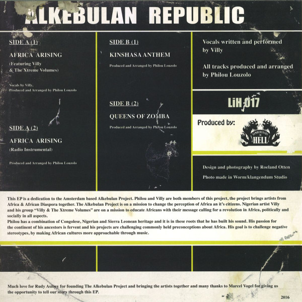 Philou Louzolo - Alkebulan Republic | Lumberjacks In Hell (LiH 017) - 2