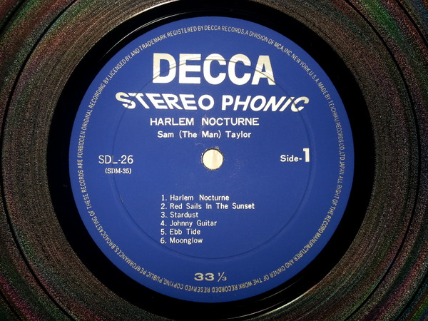 Sam Taylor - Harlem Nocturne / Popular Collection De Luxe | Decca (SDL-26) - 4 Sam Taylor - Harlem Nocturne / Popular Collection De Luxe | Decca (SDL-26) - 4