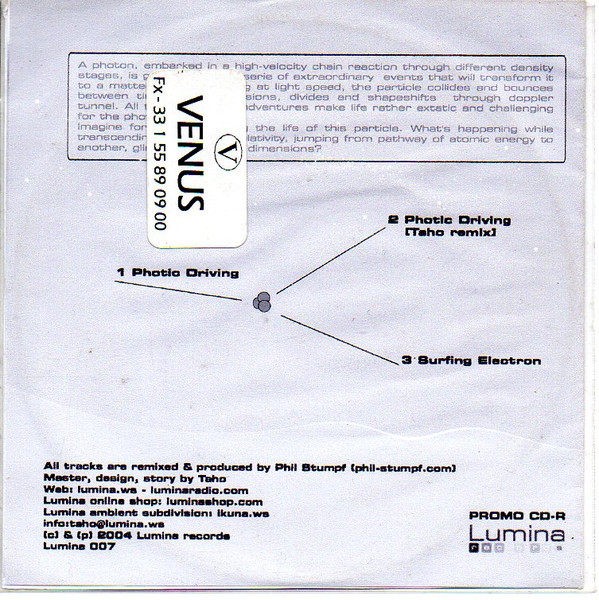 Phil Stumpf - Photic Driving EP | Lumina (LUMINA 007) - 2