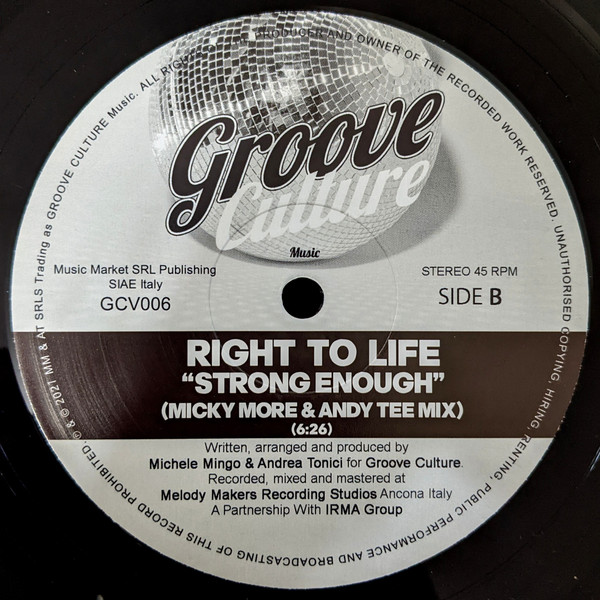 Right To Life - Sweet Delight (Micky More & Andy Tee Mix) | Groove Culture Music (GCV006) - 2 Right To Life - Sweet Delight (Micky More & Andy Tee Mix) | Groove Culture Music (GCV006) - 2