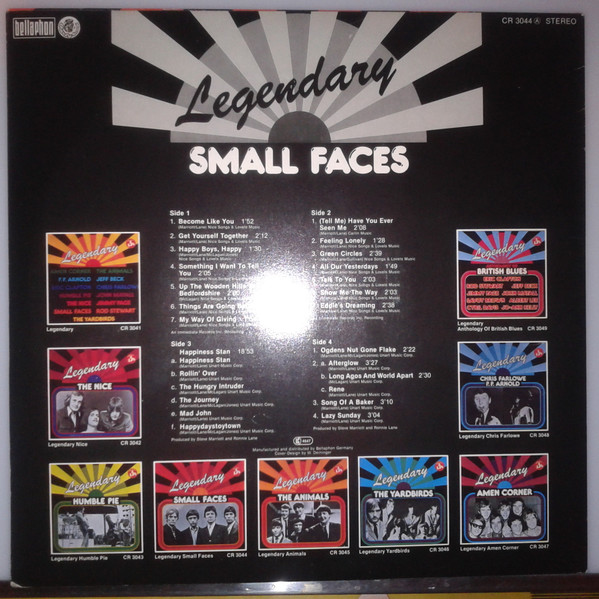 Small Faces - Legendary Small Faces | Bellaphon (CR 3044) - 2