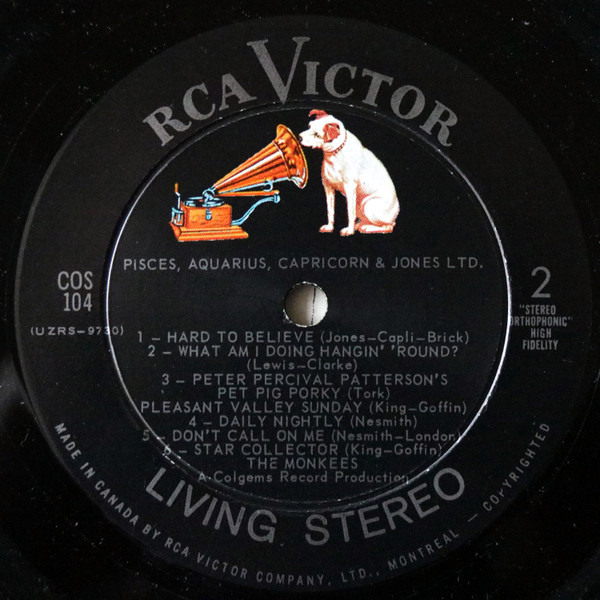 The Monkees - Pisces, Aquarius, Capricorn & Jones Ltd. | RCA Victor (COS-104) - 4