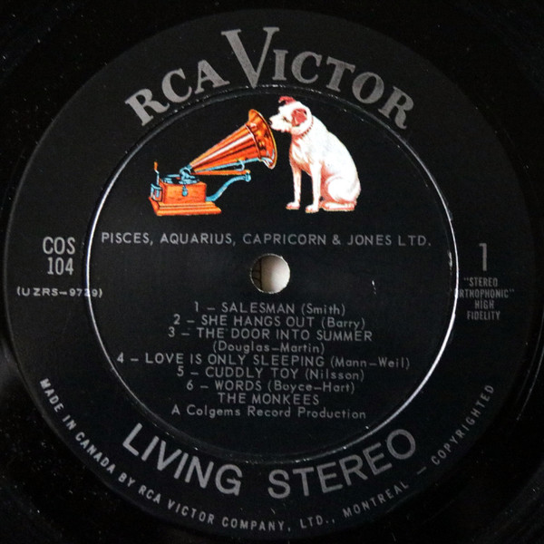 The Monkees - Pisces, Aquarius, Capricorn & Jones Ltd. | RCA Victor (COS-104) - 3
