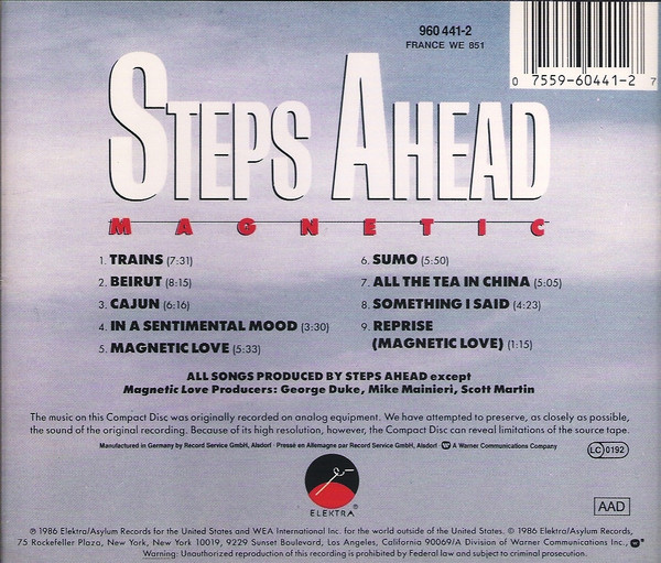 Steps Ahead - Magnetic | Elektra (960 441-2) - 2