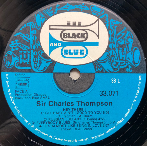 Sir Charles Thompson - Hey There ! | Black And Blue (33.071) - 3 Sir Charles Thompson - Hey There ! | Black And Blue (33.071) - 3