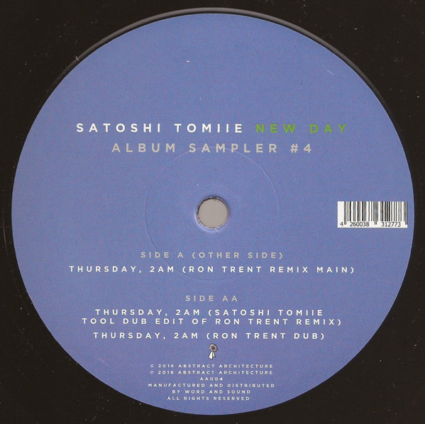 Satoshi Tomiie - New Day (Album Sampler #4) | Abstract Architecture (AA004) - main