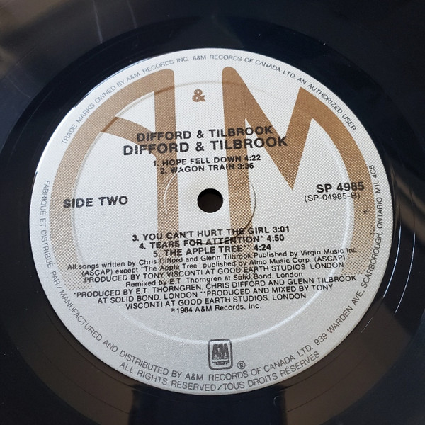 Difford & Tilbrook - Difford & Tilbrook | A&M Records (SP 4985) - 4 Difford & Tilbrook - Difford & Tilbrook | A&M Records (SP 4985) - 4
