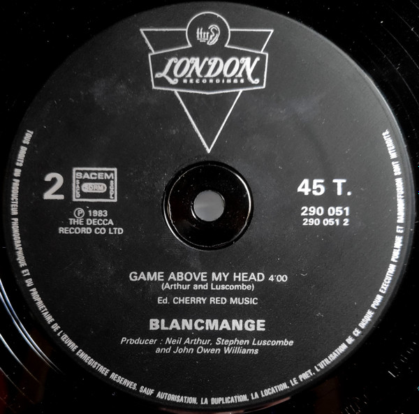 Blancmange - Waves | London Records (290 051) - 4