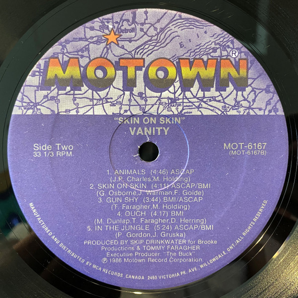 Vanity - Skin On Skin [Vinyl] | Motown (MOT-6167) - 4