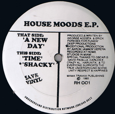 George Acosta & Erick Paredes - House Moods E.P. | Red House Record Co. (RH 001) - main