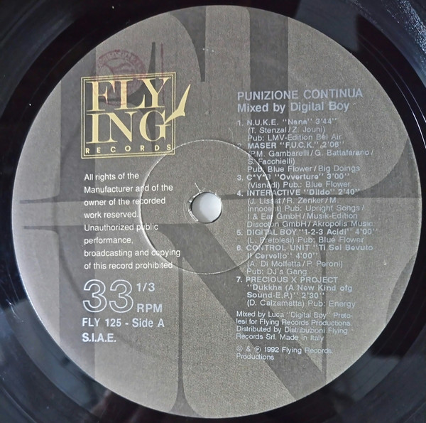 Various - Punizione Continua | Flying Records (FLY 125 LP) - 2