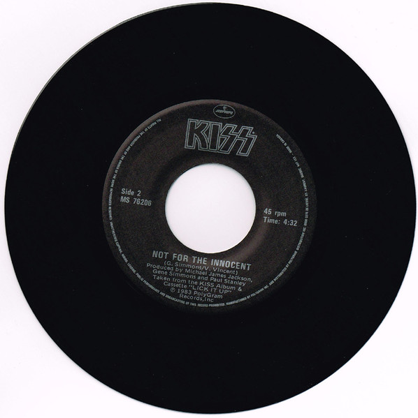 Kiss - Lick It Up | Mercury (MS 76206) - 4