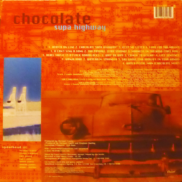 Spearhead - Chocolate Supa Highway | Capitol Records (7243 8 56096 1 9) - 2