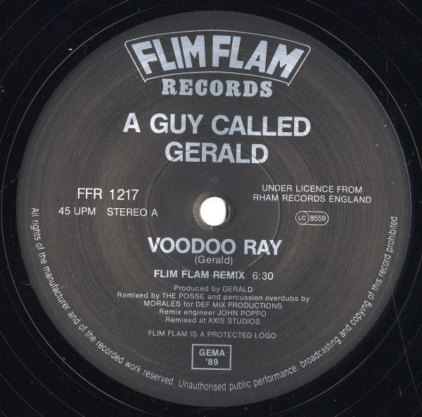 A Guy Called Gerald - Voodoo Ray | Flim Flam Records (FFR 1217) - 3