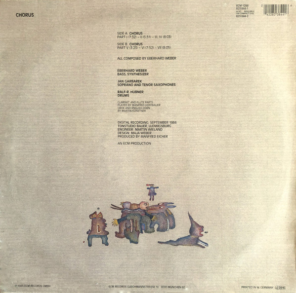 Eberhard Weber - Chorus | ECM Records (ECM 1288) - 2 Eberhard Weber - Chorus | ECM Records (ECM 1288) - 2