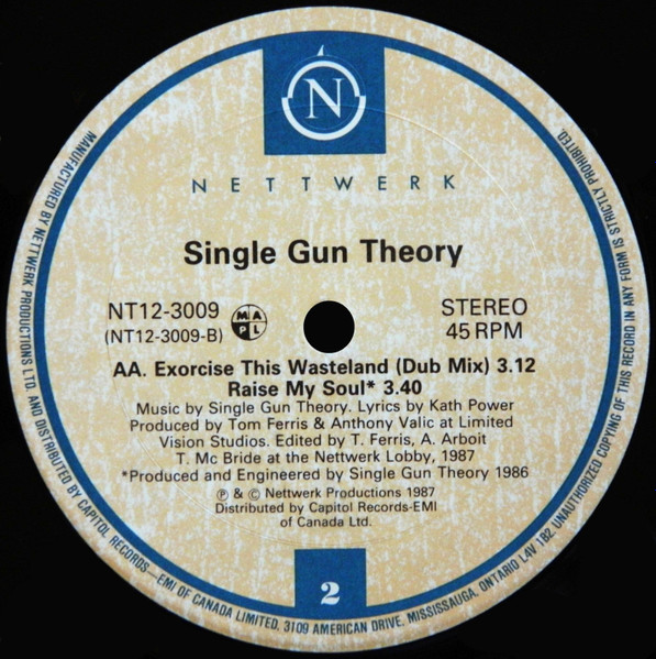 Single Gun Theory - Exorcise This Wasteland (Extended Remix) | Nettwerk (NT12-3009)