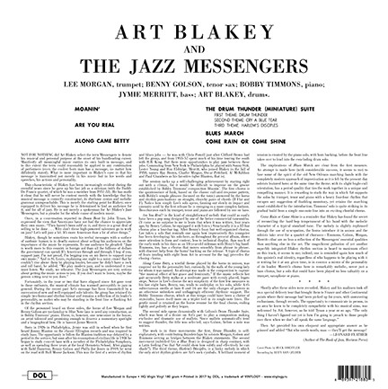Art Blakey & The Jazz Messengers - Art Blakey And The Jazz Messengers | DOL (DOL880HG) - 3 Art Blakey & The Jazz Messengers - Art Blakey And The Jazz Messengers | DOL (DOL880HG) - 3