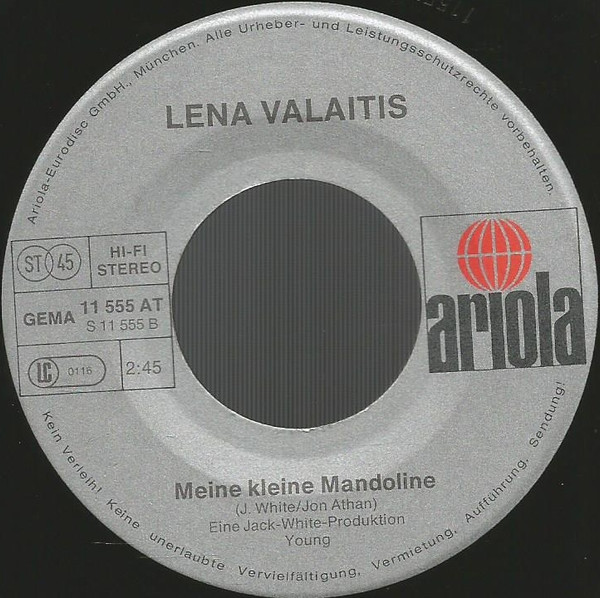 Lena Valaitis - Chérie Je T'aime | Ariola (11 555 AT) - 3