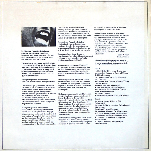 Various - Musica Popular Brasileira | Not On Label (none) - 2