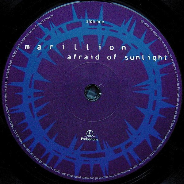 Marillion - Afraid Of Sunlight | Parlophone (VEMD 1079) - 3 Marillion - Afraid Of Sunlight | Parlophone (VEMD 1079) - 3