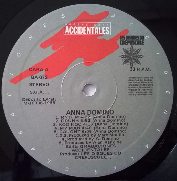Anna Domino - Anna Domino | Grabaciones Accidentales (GA-072) - 2