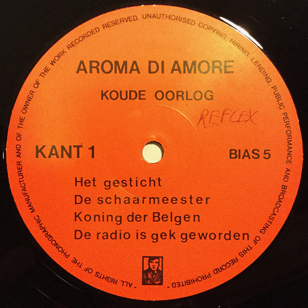 Aroma Di Amore - Koude Oorlog | Play It Again Sam Records (BIAS 5) - 3