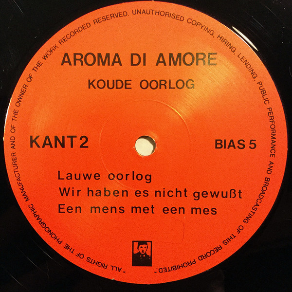 Aroma Di Amore - Koude Oorlog | Play It Again Sam Records (BIAS 5) - 4