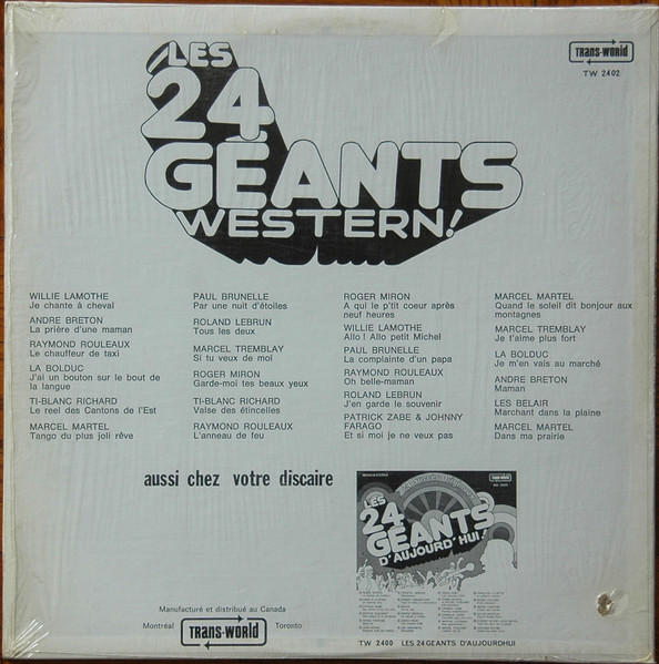 Various - Les 24 Géants Western! | Trans-World (TW 2402) - 2 Various - Les 24 Géants Western! | Trans-World (TW 2402) - 2
