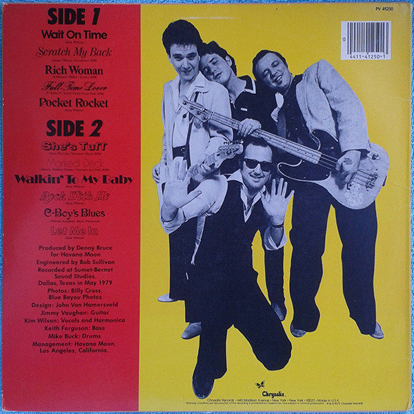 The Fabulous Thunderbirds - Girls Go Wild | Chrysalis (PV 41250) - 2