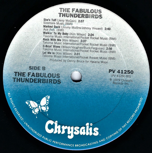 The Fabulous Thunderbirds - Girls Go Wild | Chrysalis (PV 41250) - 4