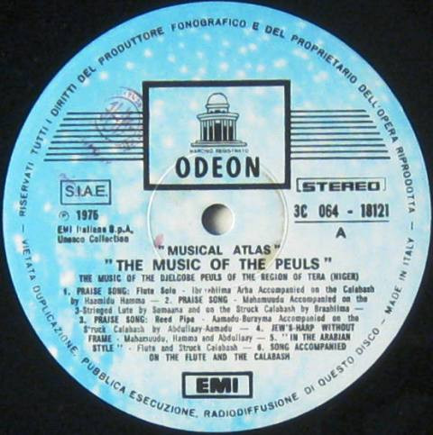 Fula - Music Of The Peuls | Odeon (3C-064-18121) - 4 Fula - Music Of The Peuls | Odeon (3C-064-18121) - 4