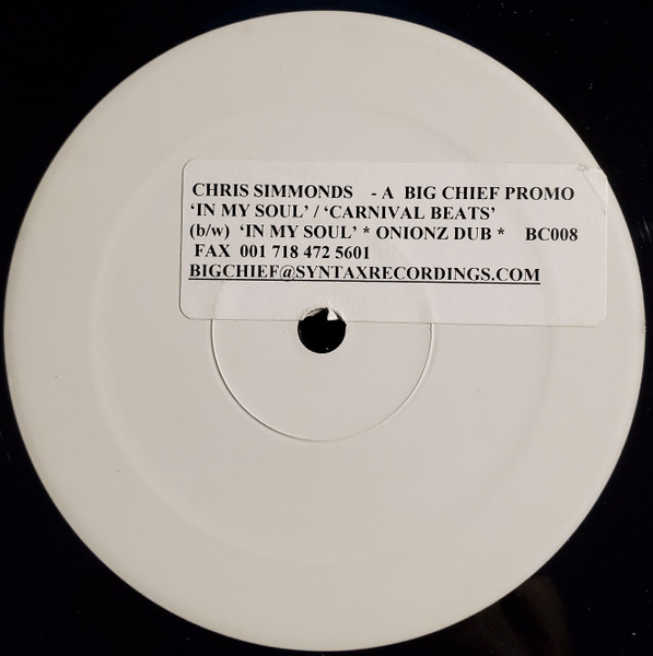 Chris Simmonds - In My Soul | Big Chief (BC008) - main