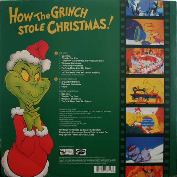 Dr. Seuss - How The Grinch Stole Christmas | Rhino Records (R1 529028) - 2