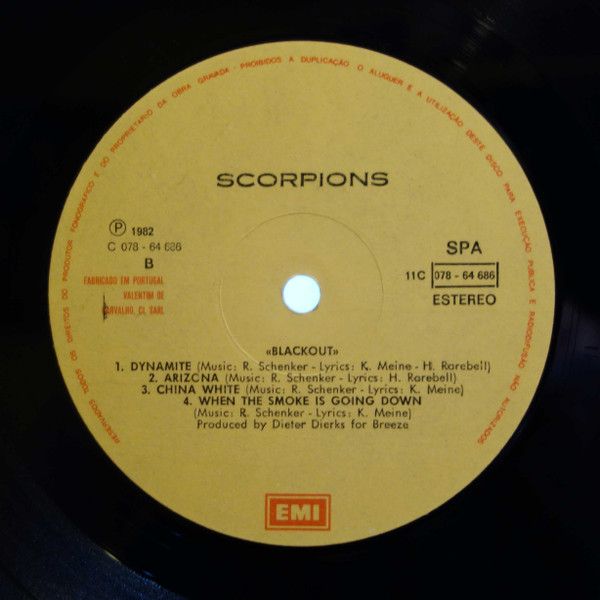 Scorpions - Blackout | EMI (11C 078 - 64686) - 4 Scorpions - Blackout | EMI (11C 078 - 64686) - 4