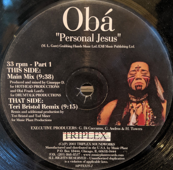 Oba Frank Lords - Personal Jesus | Triplex Soundworks (MPTS315-1)