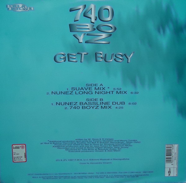740 Boyz - Get Busy | Bull & Butcher Recordings (BB 2116 MX) - 2