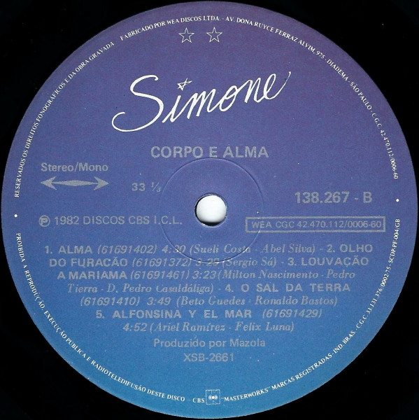 Simone - Corpo E Alma | CBS (138.267) - 4
