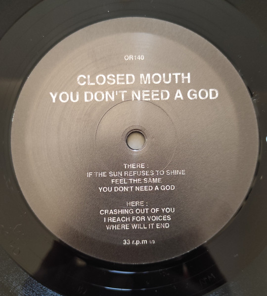 Closed Mouth - You Dont need a God | Oráculo Records (OR140) - 4