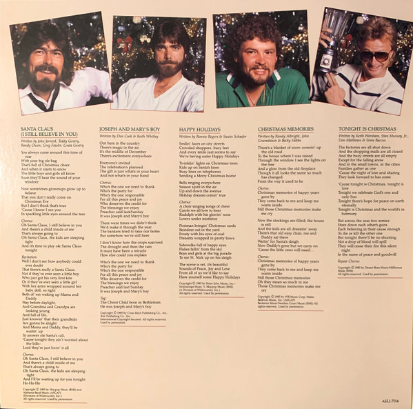 Alabama - Christmas | RCA Victor (ASL1-7014) - 2