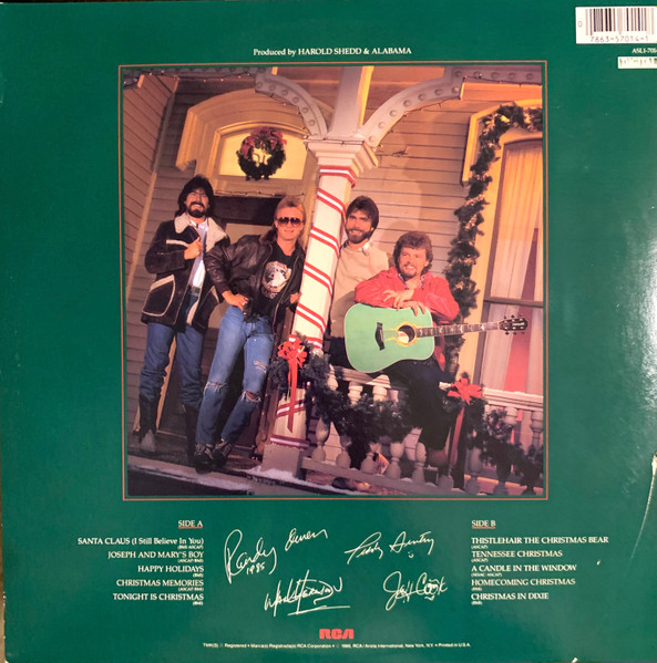 Alabama - Christmas | RCA Victor (ASL1-7014) - 4